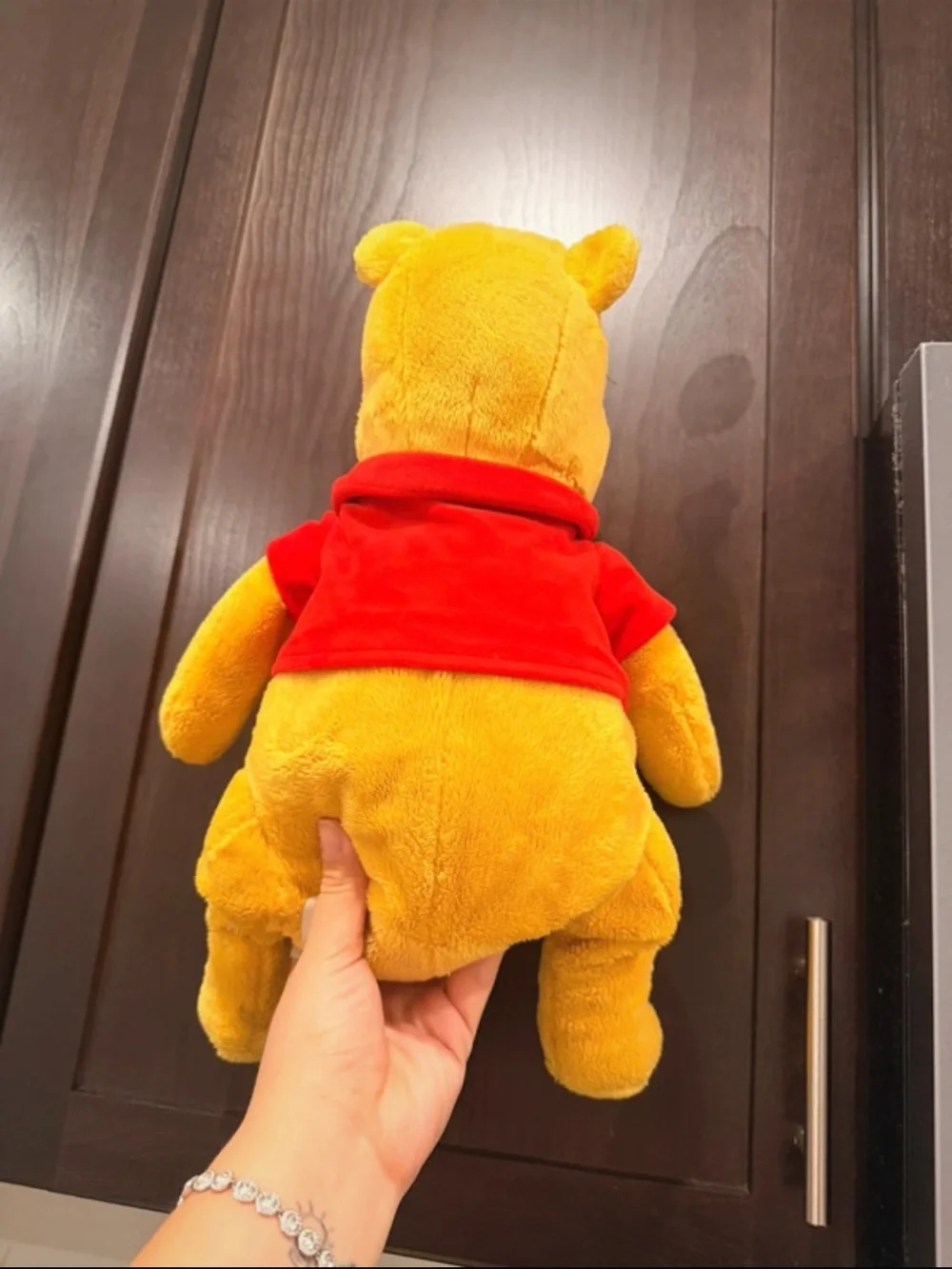 Disney Winnie the Pooh Plush — Yellow with Red Shirt